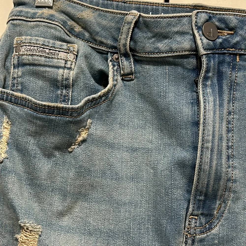 CALVIN KLEIN MINI   JEANS SKIRT